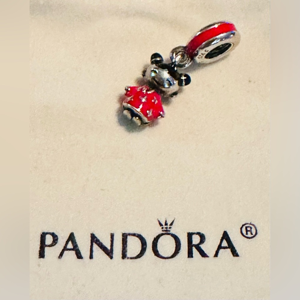 Authentic Retired Pandora Sterling Silver Chinese Doll from CNY 2015 791431ENMX - Picture 8 of 8